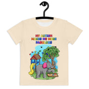 My Autism makes me more fabulous with elephant and playground tshirt. Girl size 2t-7