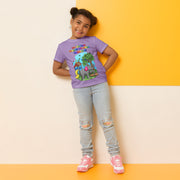 My Autism makes me more fabulous with elephant and playground tshirt. Girl size 2t-7