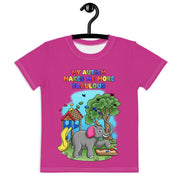 My Autism makes me more fabulous with elephant and playground tshirt. Girl size 2t-7