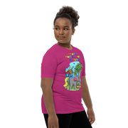 My Autism makes me more fabulous - Elephant with playground and birds. For youth boys - Small-XL