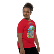 My Autism makes me more fabulous - Elephant with playground and birds. For youth boys - Small-XL