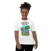 My Autism makes me more fabulous - Elephant with playground and birds. For youth boys - Small-XL