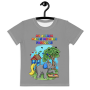 My Autism makes me more fabulous with elephant and playground tshirt. Boys size 2t-7