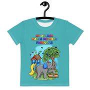 My Autism makes me more fabulous with elephant and playground tshirt. Boys size 2t-7