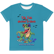 Tiktok Its Autism Oclock Tshirt for toddler boys. Size 2T-7. Green dino, with #Normalizeautism