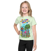 My Autism makes me more fabulous with elephant and playground tshirt. Girl size 2t-7