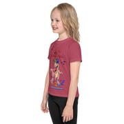 Tiktok Its Autism Oclock Tshirt for toddler Girl. Size 2T-7. Pink dino, with #Normalizeautism