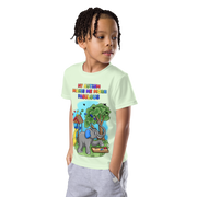 My Autism makes me more fabulous with elephant and playground tshirt. Boys size 2t-7
