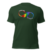 (MEN & WOMEN) Rainbow Infinity -Autism Ally T-Shirt