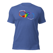 (MEN & WOMEN) Rainbow Infinity -Autism Ally T-Shirt