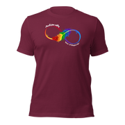 (MEN & WOMEN) Rainbow Infinity -Autism Ally T-Shirt