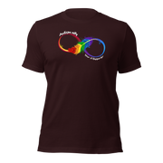 (MEN & WOMEN) Rainbow Infinity -Autism Ally T-Shirt