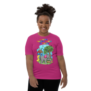 My Autism makes me more fabulous - Elephant with playground and birds. For youth boys - Small-XL