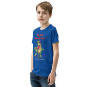 Tik tok its Autism Oclock - Green Dino with birds and rainbow puzzle pieces. Youth boy - Size small- XL